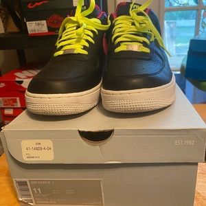 Nike Air Force 1(Black & Pink)